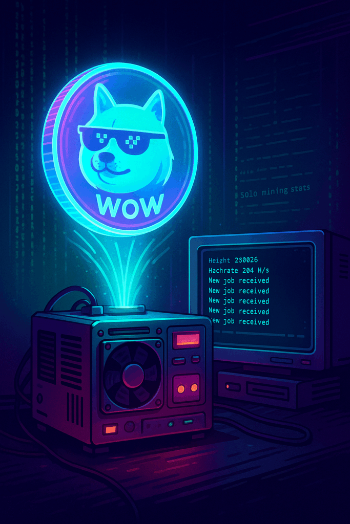 wownero mining mega server image
